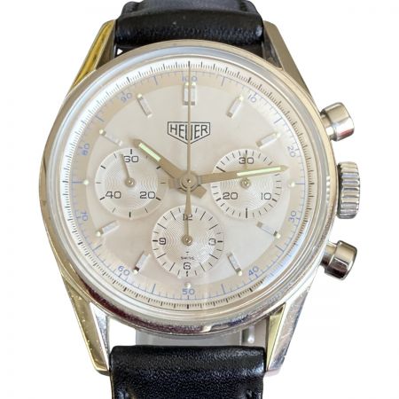  TAG HEUER タグホイヤー クラシック カレラ クロノグラフ 手巻き メンズ 腕時計 CS3110 本体のみ 使用感有