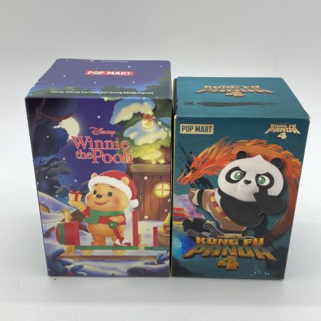   フィギュア カンフー・パンダ4 / クマのプーさん プレゼントシリーズ 2点セット クリスマスカード付