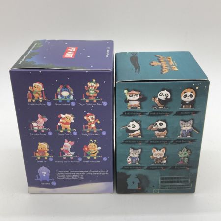   フィギュア カンフー・パンダ4 / クマのプーさん プレゼントシリーズ 2点セット クリスマスカード付