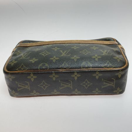  LOUIS VUITTON ルイヴィトン モノグラム コンピエーニュ23 セカンドバッグ クラッチバッグ M51847 ブラウン ジップ引手破損