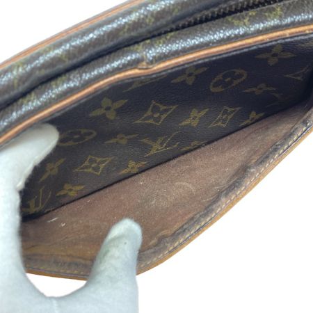  LOUIS VUITTON ルイヴィトン モノグラム コンピエーニュ23 セカンドバッグ クラッチバッグ M51847 ブラウン ジップ引手破損