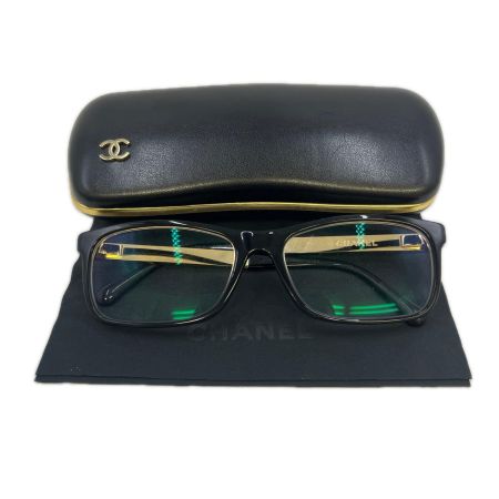 CHANEL シャネル 眼鏡 　度入り　ケース付　ブラック×ゴールド 3278ーA