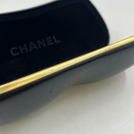 CHANEL シャネル 眼鏡 　度入り　ケース付　ブラック×ゴールド 3278ーA