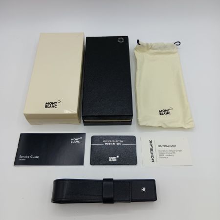  MONTBLANC モンブラン マイスターシュテュック 1本用 ペンポーチ ペンケース 14309 ブラック