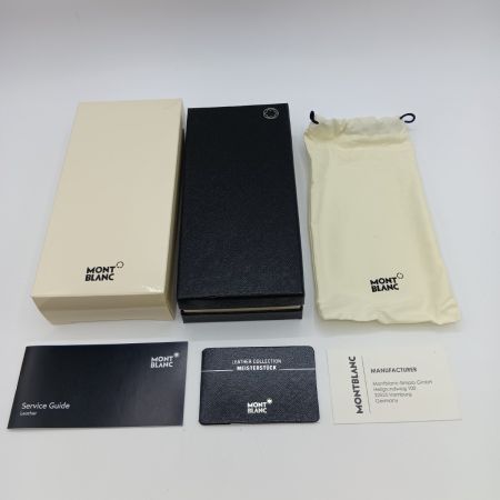  MONTBLANC モンブラン マイスターシュテュック 1本用 ペンポーチ ペンケース 14309 ブラック