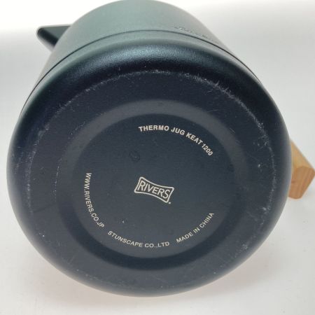  RIVERS リバーズ サーモジャグキート1200ml ブラック