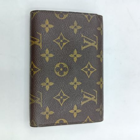  LOUIS VUITTON ルイヴィトン モノグラム ポルトトレゾール・エテュイ パピエ 3つ折り財布 M61202 ブラウン