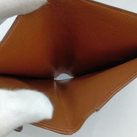  LOUIS VUITTON ルイヴィトン モノグラム ポルトトレゾール・エテュイ パピエ 3つ折り財布 M61202 ブラウン
