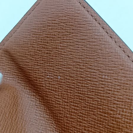  LOUIS VUITTON ルイヴィトン モノグラム ポルトトレゾール・エテュイ パピエ 3つ折り財布 M61202 ブラウン