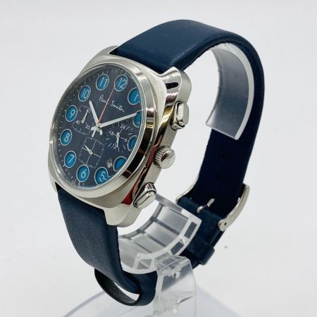  Paul Smith ポールスミス クォーツ メンズ 腕時計 クロノグラフ ネイビー 052A－T024840