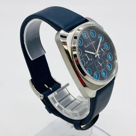  Paul Smith ポールスミス クォーツ メンズ 腕時計 クロノグラフ ネイビー 052A－T024840