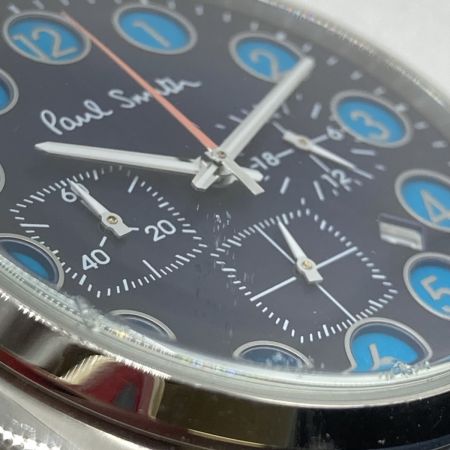  Paul Smith ポールスミス クォーツ メンズ 腕時計 クロノグラフ ネイビー 052A－T024840