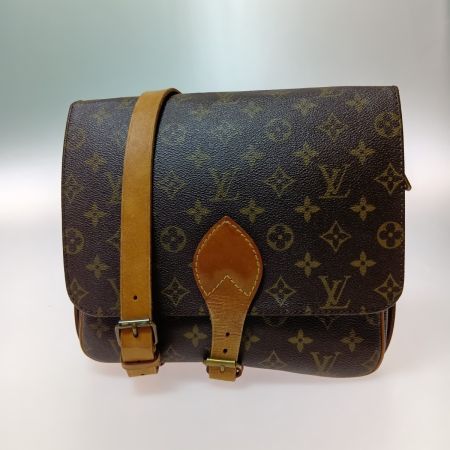  LOUIS VUITTON ルイヴィトン モノグラム カルトシエール ショルダーバッグ M51252 ブラウン