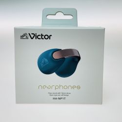 ◎◎ Victor ビクタ nearphones ワイヤレスイヤホン HA-NP1T-A ティールブルー Nランク