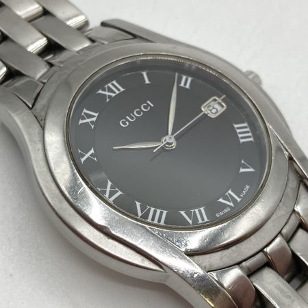 GUCCI グッチ 5500M クォーツ 腕時計 ベルト破損 不動品 ジャンク 5500M