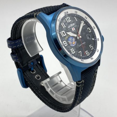  KENTEX ブルーインパルス ソーラー STANDARD 航空自衛隊モデル ブルー S715M メンズ 腕時計 本体のみ