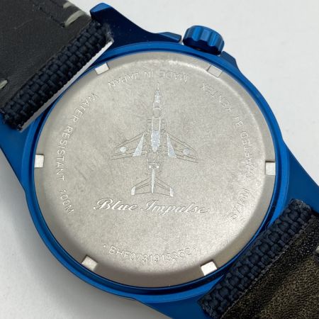  KENTEX ブルーインパルス ソーラー STANDARD 航空自衛隊モデル ブルー S715M メンズ 腕時計 本体のみ