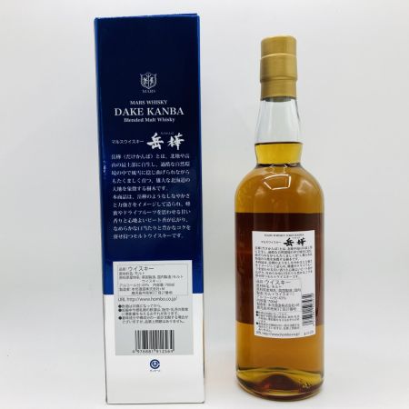 【北海道内限定発送】 マルスウイスキー マルスウイスキー 岳樺 700ml 43% 箱付 900 未開栓