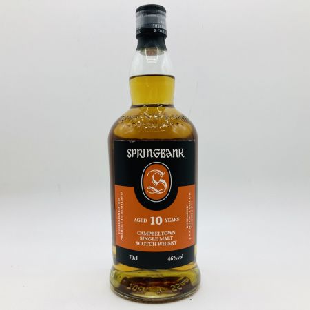  SPRINGBANK スプリングバンク 10年 ウイスキー シングルモルト 700ml 46度 箱無し 未開栓