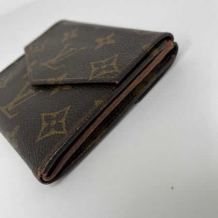  LOUIS VUITTON ルイヴィトン モノグラム ポルトモネビエカルトクレディ 3つ折り財布 M61660 ブラウン