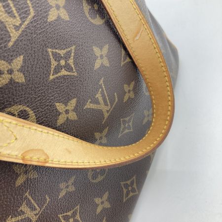  LOUIS VUITTON ルイヴィトン モノグラム バティニョール ハンドバッグ M51156 ブラウン バッグ底ヨゴレ有