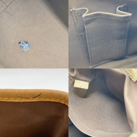  LOUIS VUITTON ルイヴィトン モノグラム バティニョール ハンドバッグ M51156 ブラウン バッグ底ヨゴレ有