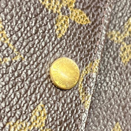  LOUIS VUITTON ルイヴィトン モノグラム ポシェットポルトモネクレディ M61725 ブラウン