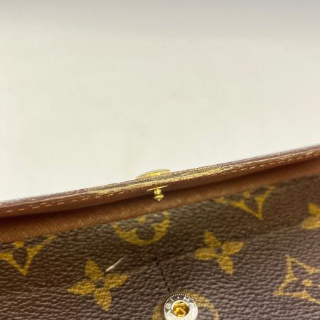  LOUIS VUITTON ルイヴィトン モノグラム ポシェットポルトモネクレディ M61725 ブラウン