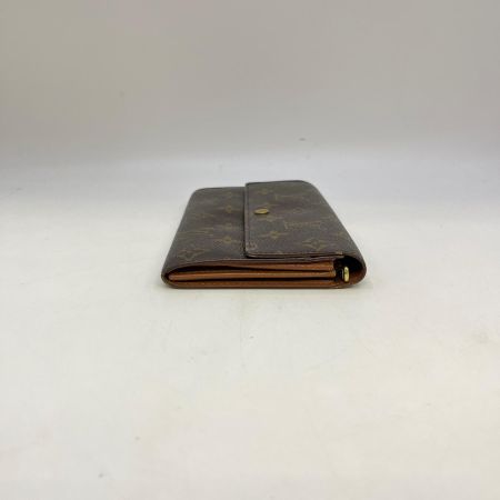  LOUIS VUITTON ルイヴィトン モノグラム ポシェットポルトモネクレディ M61725 ブラウン