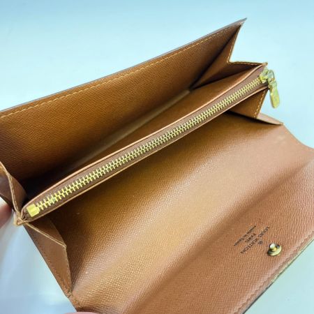  LOUIS VUITTON ルイヴィトン モノグラム ポシェットポルトモネクレディ M61725 ブラウン