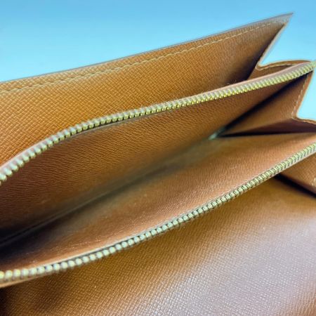  LOUIS VUITTON ルイヴィトン モノグラム ポシェットポルトモネクレディ M61725 ブラウン