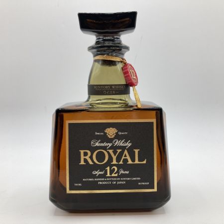 【北海道内限定発送】 ROYAL サントリーローヤル ジャパニーズ ウイスキー 12年 700ml 43％ ブラックラベル 未開栓