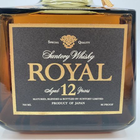 【北海道内限定発送】 ROYAL サントリーローヤル ジャパニーズ ウイスキー 12年 700ml 43％ ブラックラベル 未開栓