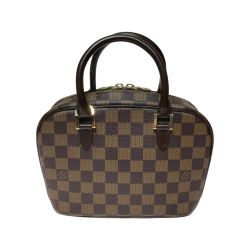 ◎◎ LOUIS VUITTON ルイヴィトン ダミエ サリア・ミニ ハンドバッグ N51286 ブラウン Bランク