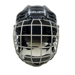 Bauer バウアー アイスホッケーヘルメット　フェイスガード付き　SIZE M  ブラック Cランク