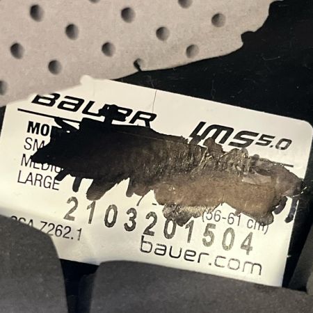Bauer バウアー アイスホッケーヘルメット　フェイスガード付き　SIZE M  ブラック