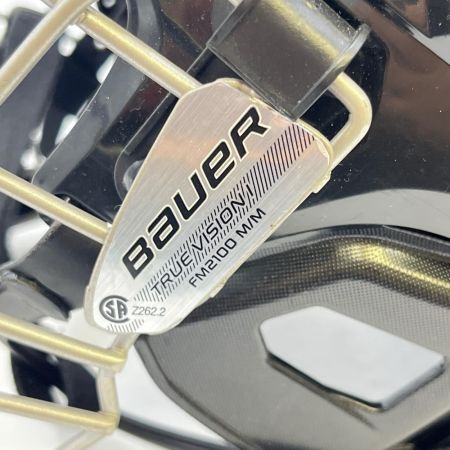 Bauer バウアー アイスホッケーヘルメット　フェイスガード付き　SIZE M  ブラック