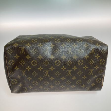  LOUIS VUITTON ルイヴィトン モノグラム スピーディ35 ボストンバッグ M41524 ブラウン パドロック・カギ無し