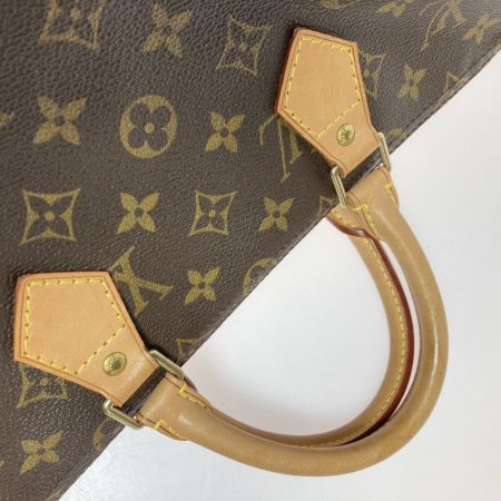  LOUIS VUITTON ルイヴィトン モノグラム スピーディ35 ボストンバッグ M41524 ブラウン パドロック・カギ無し