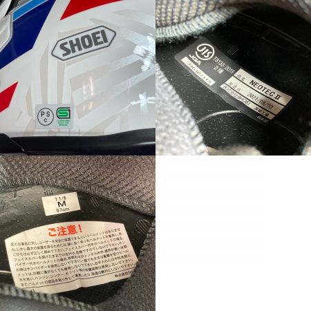  SHOEI ショーエイ NEOTEC II ネオテック2 Mサイズ SENA SRL2 インカム付 フルフェイスヘルメット