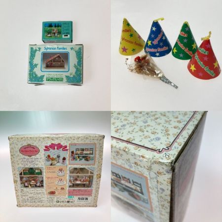  エポック社 シルバニアファミリー バースデーパーティーセット 初期 ろうそく2本欠品