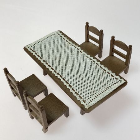  エポック社 シルバニアファミリー バースデーパーティーセット 初期 ろうそく2本欠品