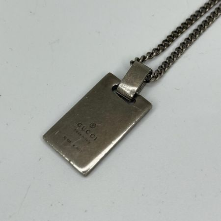 GUCCI グッチ ディアマンテ プレート ロゴ ネックレス 310481 箱付