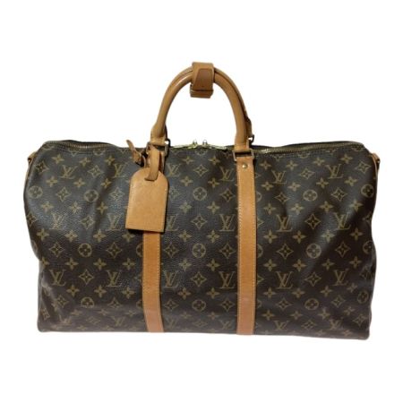  LOUIS VUITTON ルイヴィトン モノグラム キーポル・バンドリエール 50 ボストンバッグ M41416 ブラウン ストラップ・鍵欠品