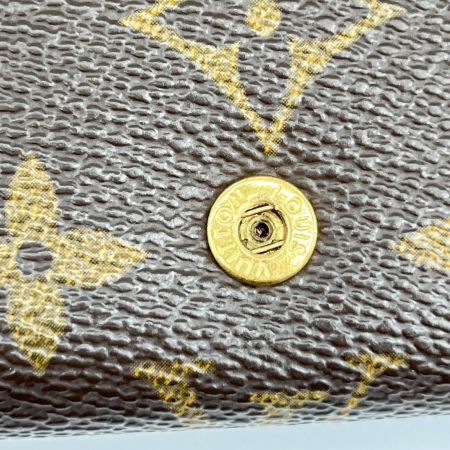 LOUIS VUITTON ルイヴィトン モノグラム ポルト モネ・ビエ トレゾール 2つ折り財布 M61730 ブラウン