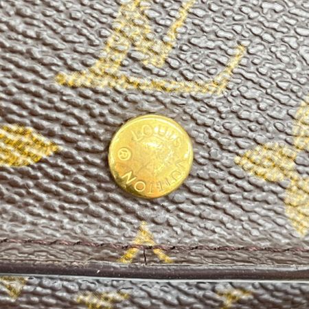 LOUIS VUITTON ルイヴィトン モノグラム ポルト モネ・ビエ トレゾール 2つ折り財布 M61730 ブラウン