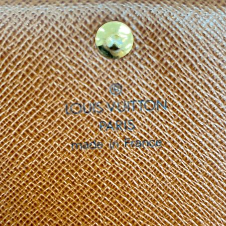 LOUIS VUITTON ルイヴィトン モノグラム ポルト モネ・ビエ トレゾール 2つ折り財布 M61730 ブラウン