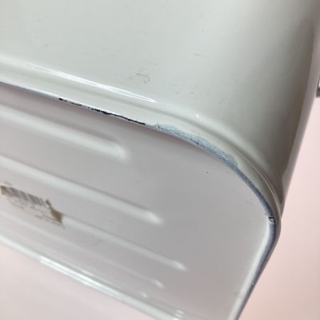  協和工業  BREAD缶 ブレッドケース ホーロー缶 エンボス ホワイト