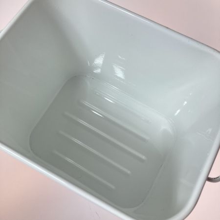  協和工業  BREAD缶 ブレッドケース ホーロー缶 エンボス ホワイト