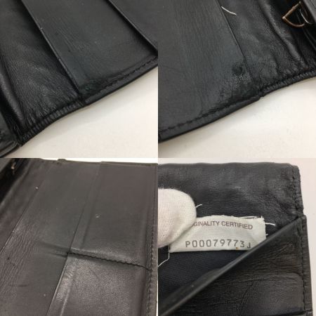  BOTTEGA VENETA ボッテガヴェネタ 二つ折り長財布 イントレチャート 156819ｰV4651 1000 ブラック